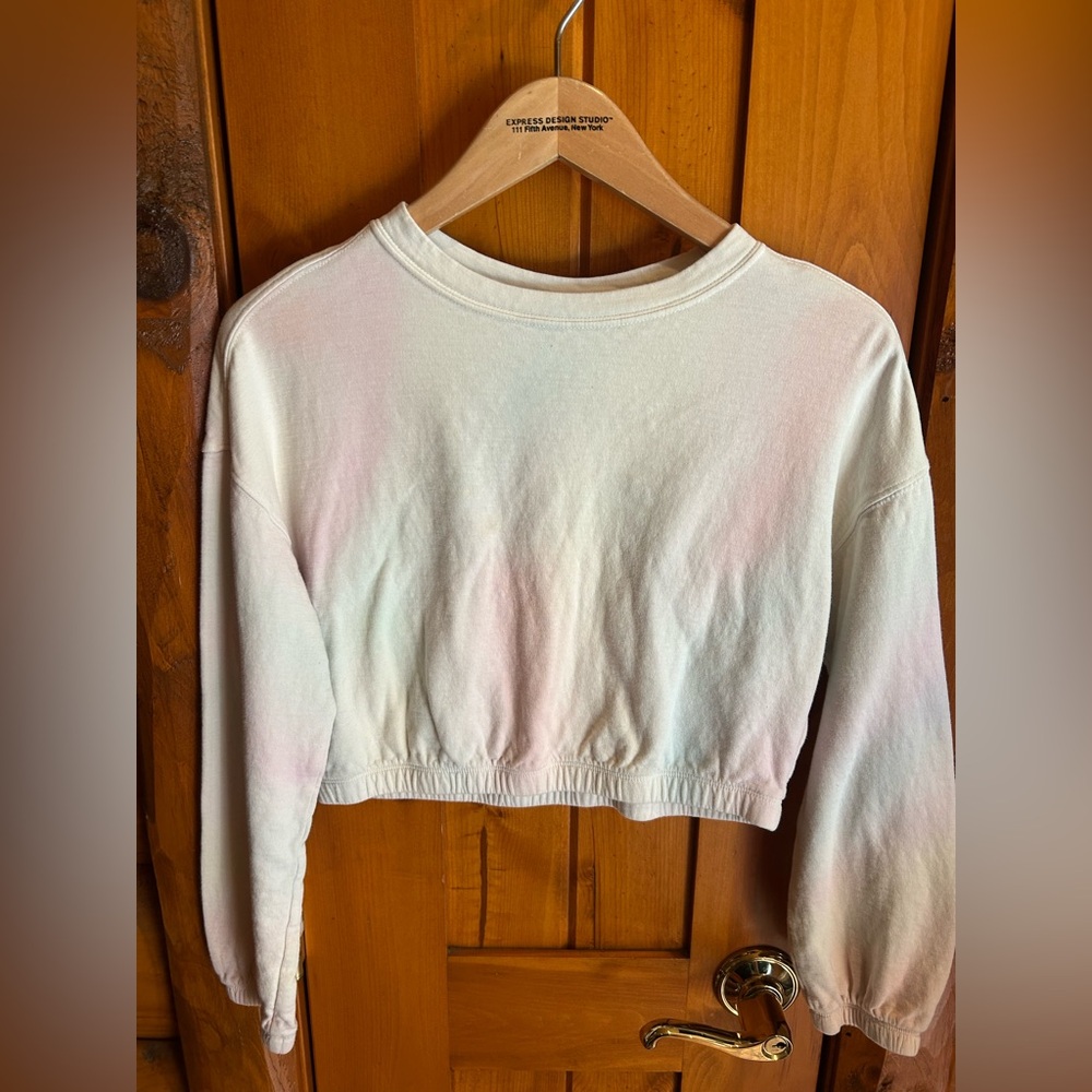 Athleta Girl pale pastel sweatshirt